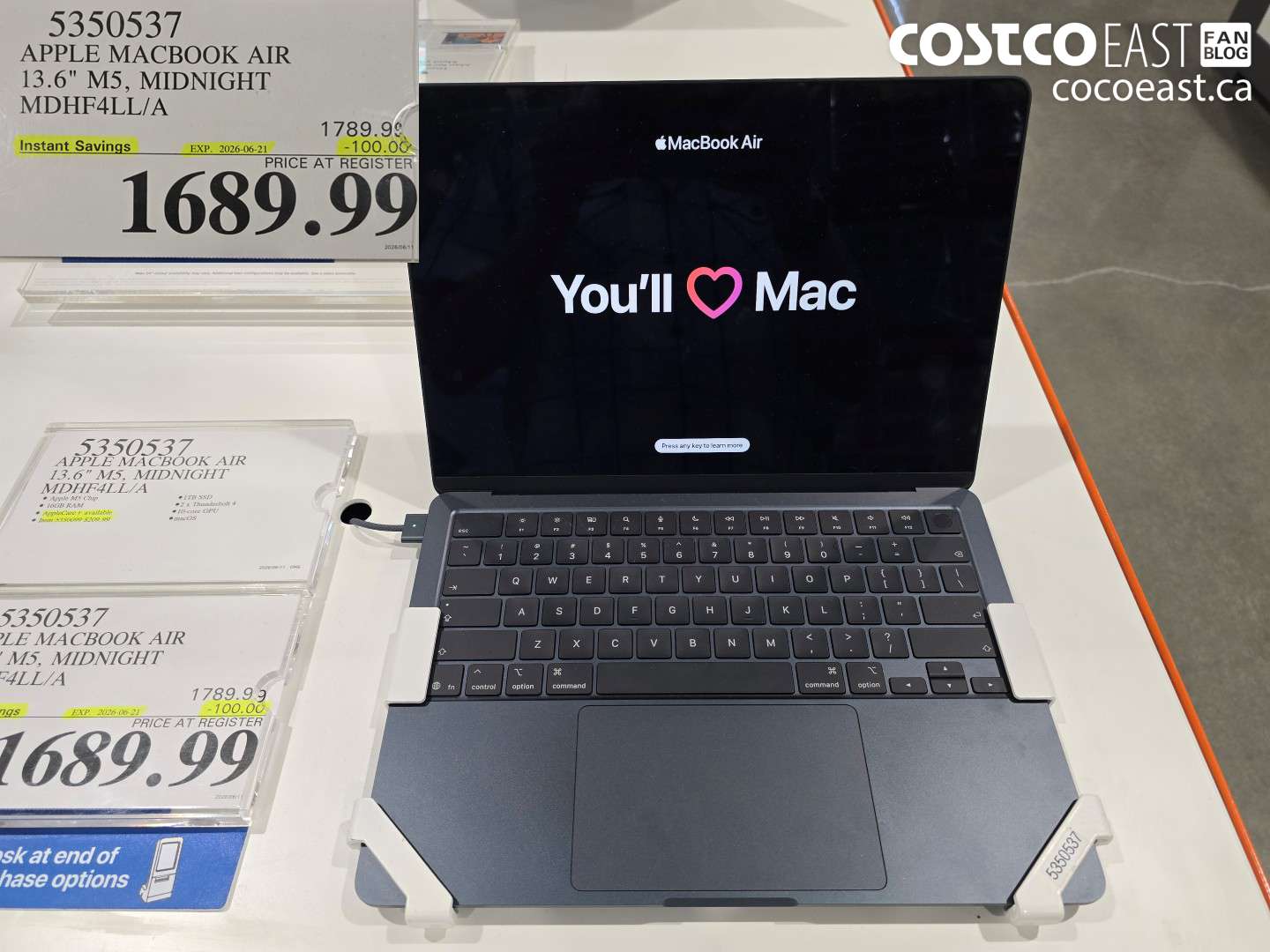 5350537 APPLE MACBOOK AIR 13.6
