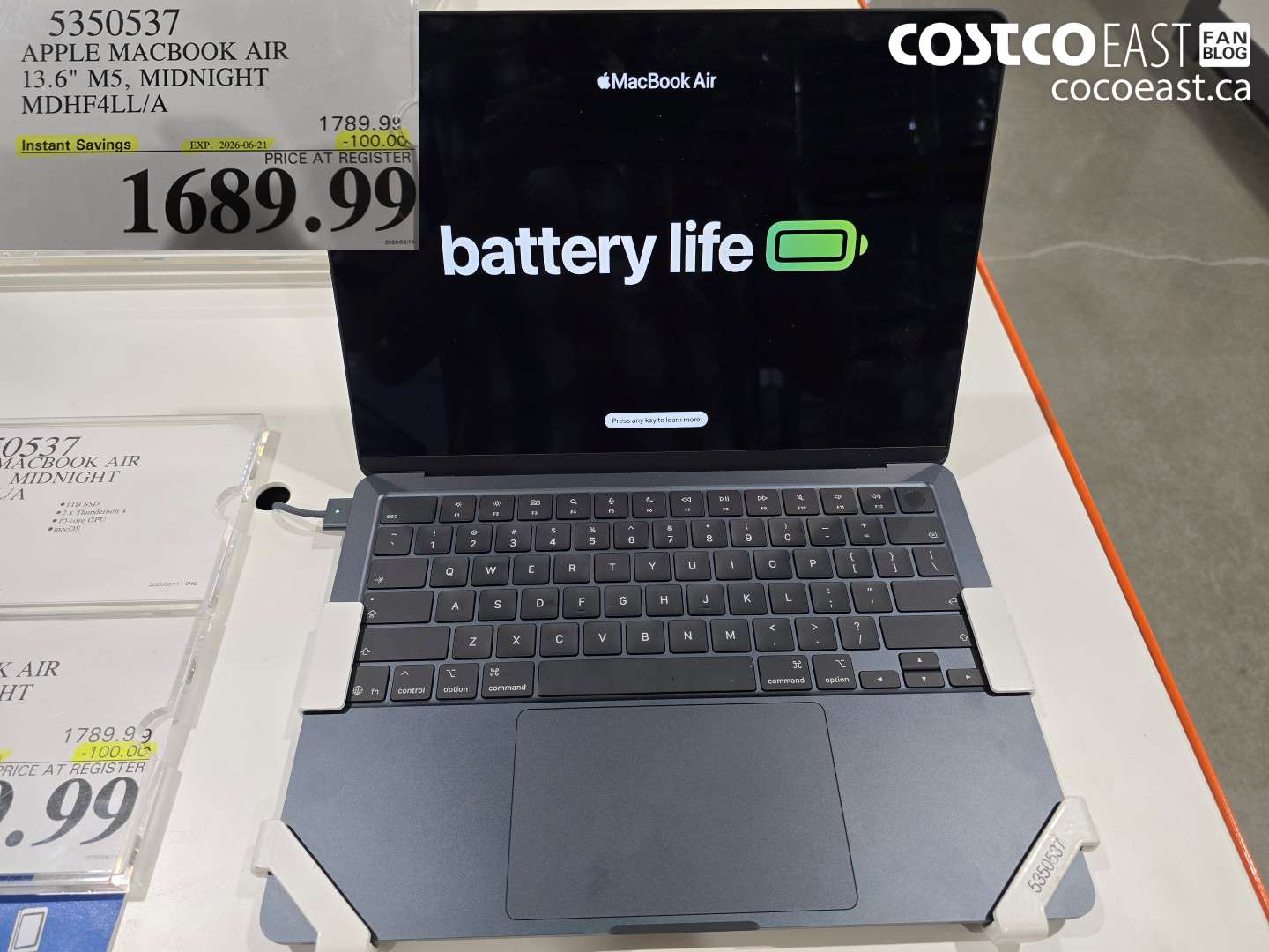 5350537 APPLE MACBOOK AIR 13.6
