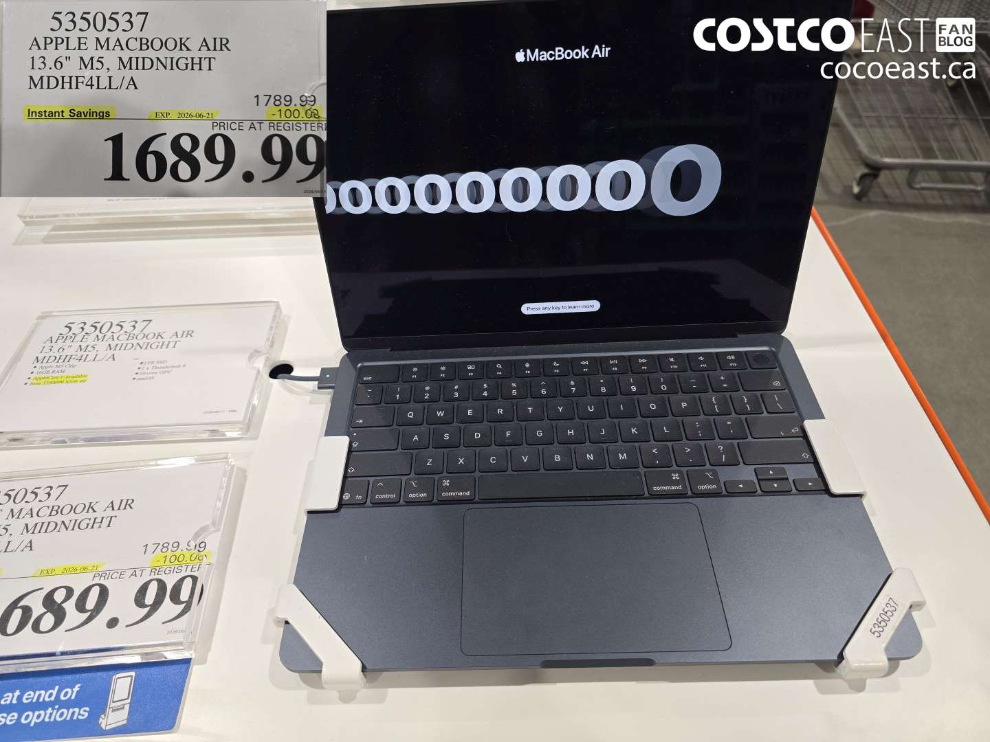 5350537 APPLE MACBOOK AIR 13.6