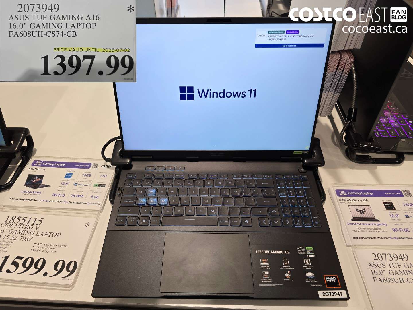2073949 ASUS TUF GAMING A16 16.0