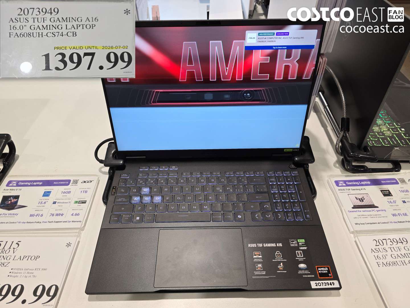 2073949 ASUS TUF GAMING A16 16.0