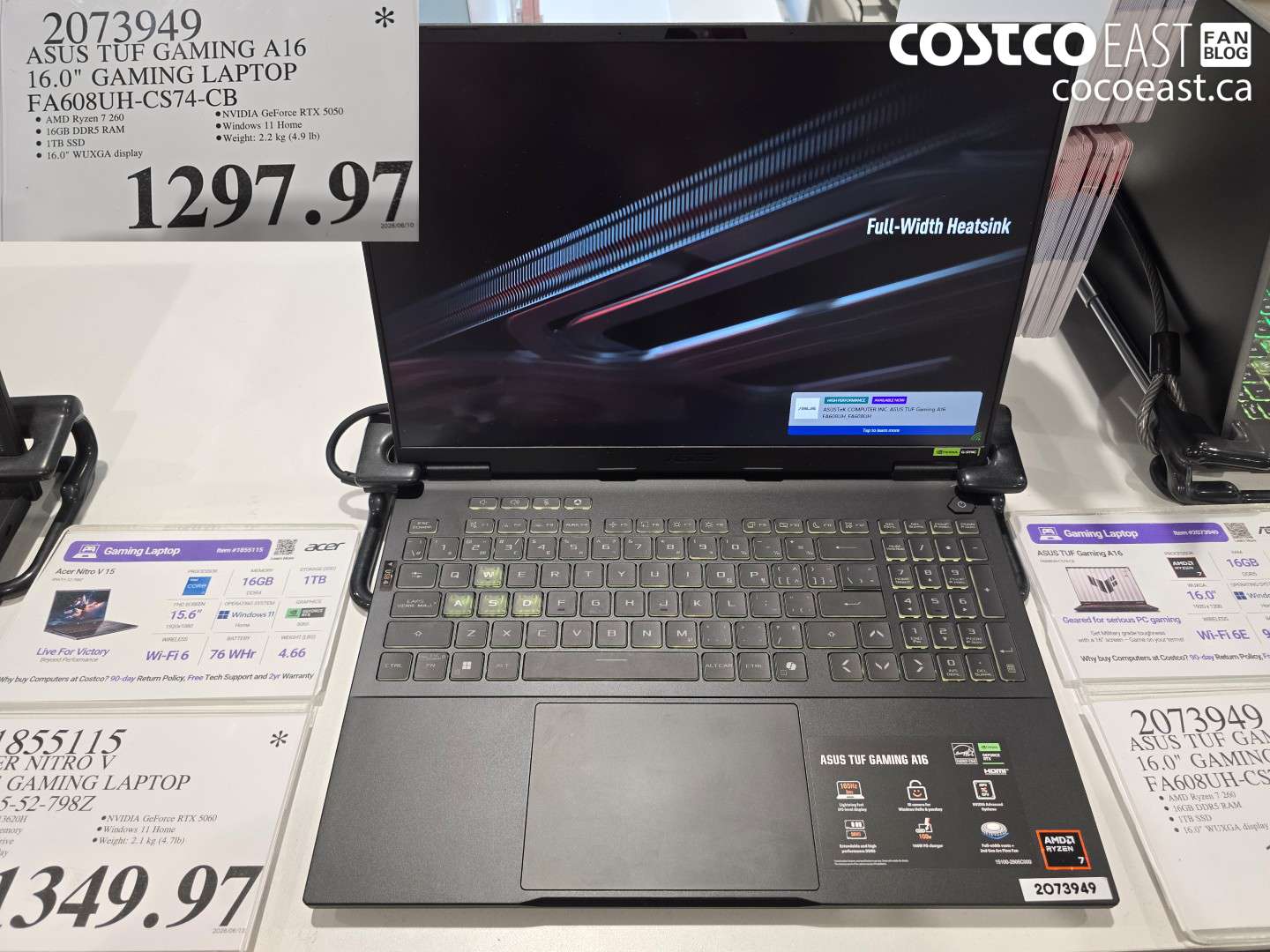 2073949 ASUS TUF GAMING A16 16.0