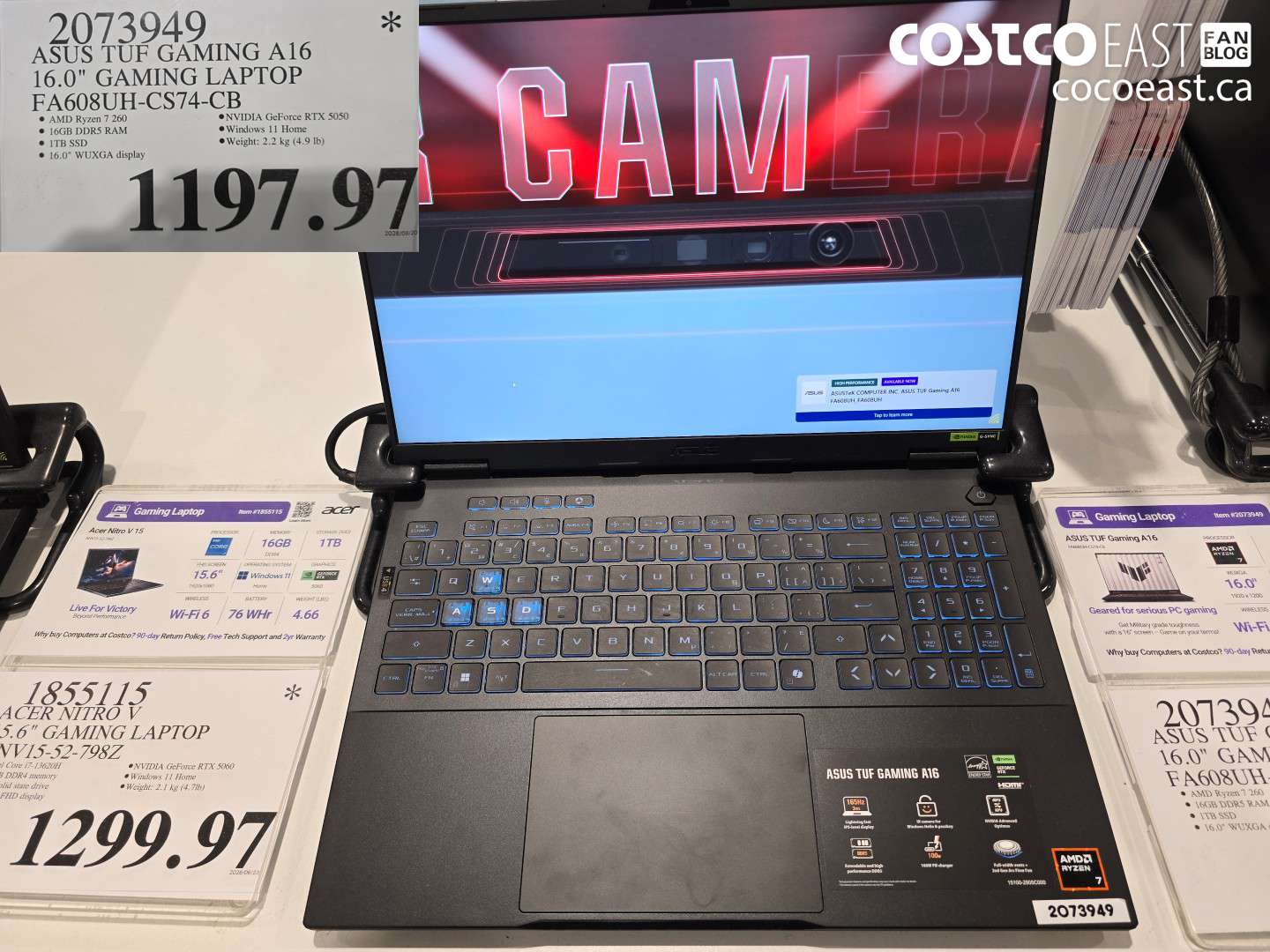 2073949 ASUS TUF GAMING A16 16.0