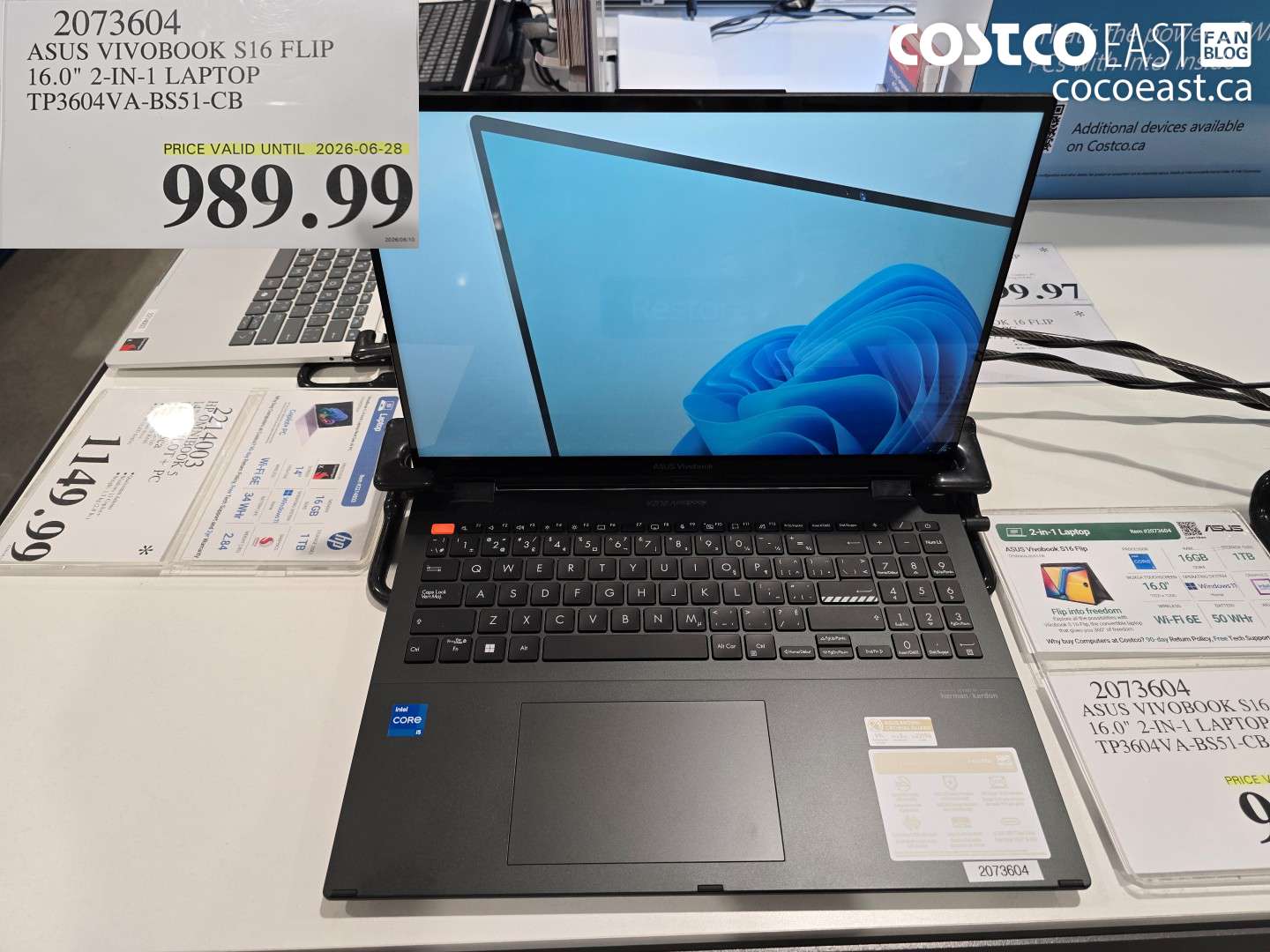 2073604 ASUS VIVOBOOK S16 FLIP 16.0