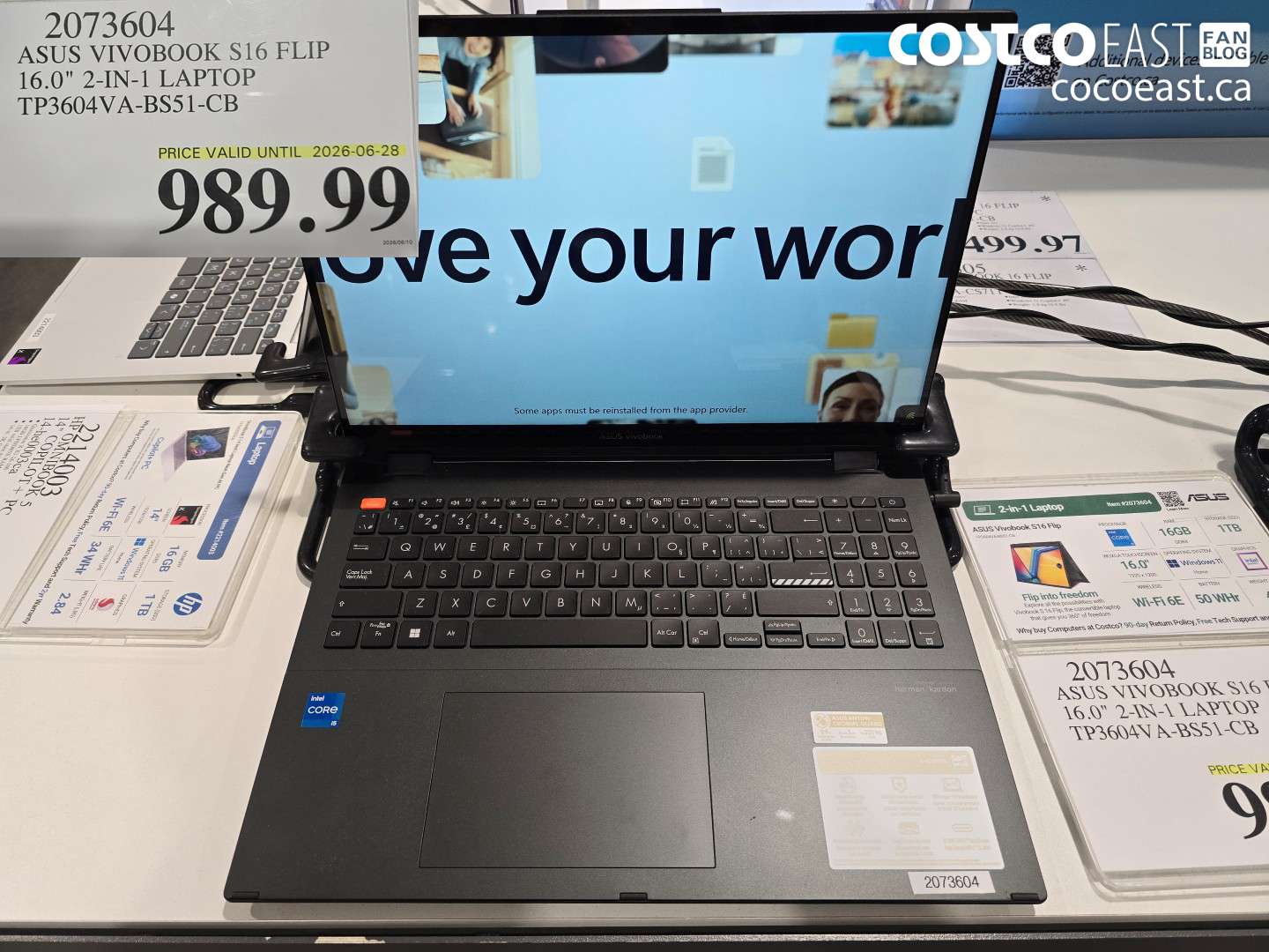2073604 ASUS VIVOBOOK S16 FLIP 16.0