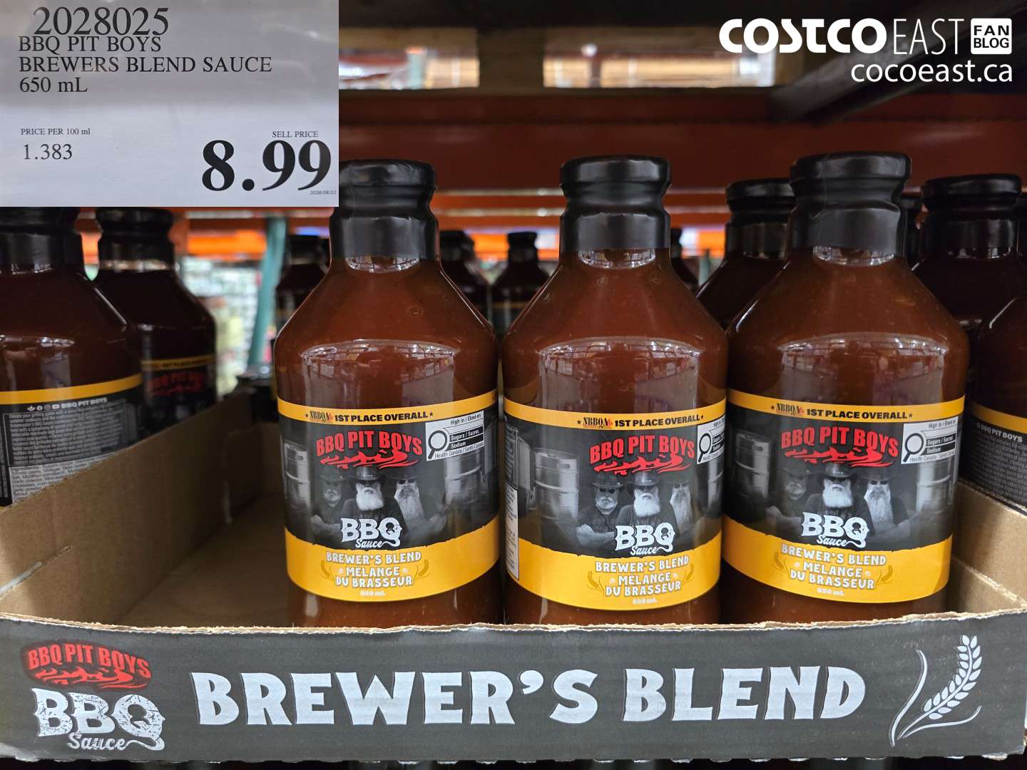 2028025 BBQ PIT BOYS BREWERS BLEND SAUCE 650 ML $8.99