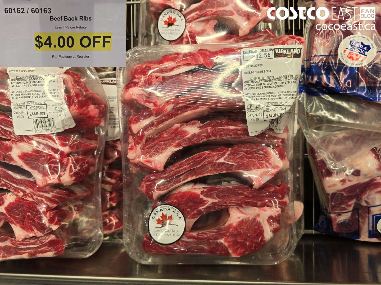 60162 BEEF BACK RIBS ($4.00 INSTANT SAVINGS)