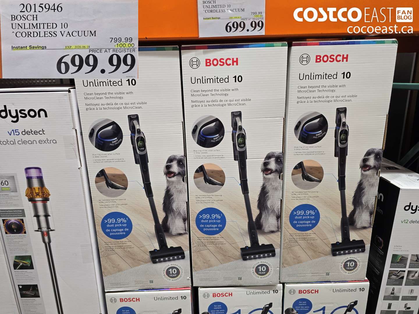 2015946 BOSCH UNLIMITED 10 CORDLESS VACUUM ($100.00 INSTANT SAVINGS EXPIRES ON 2026-06-18) $699.99