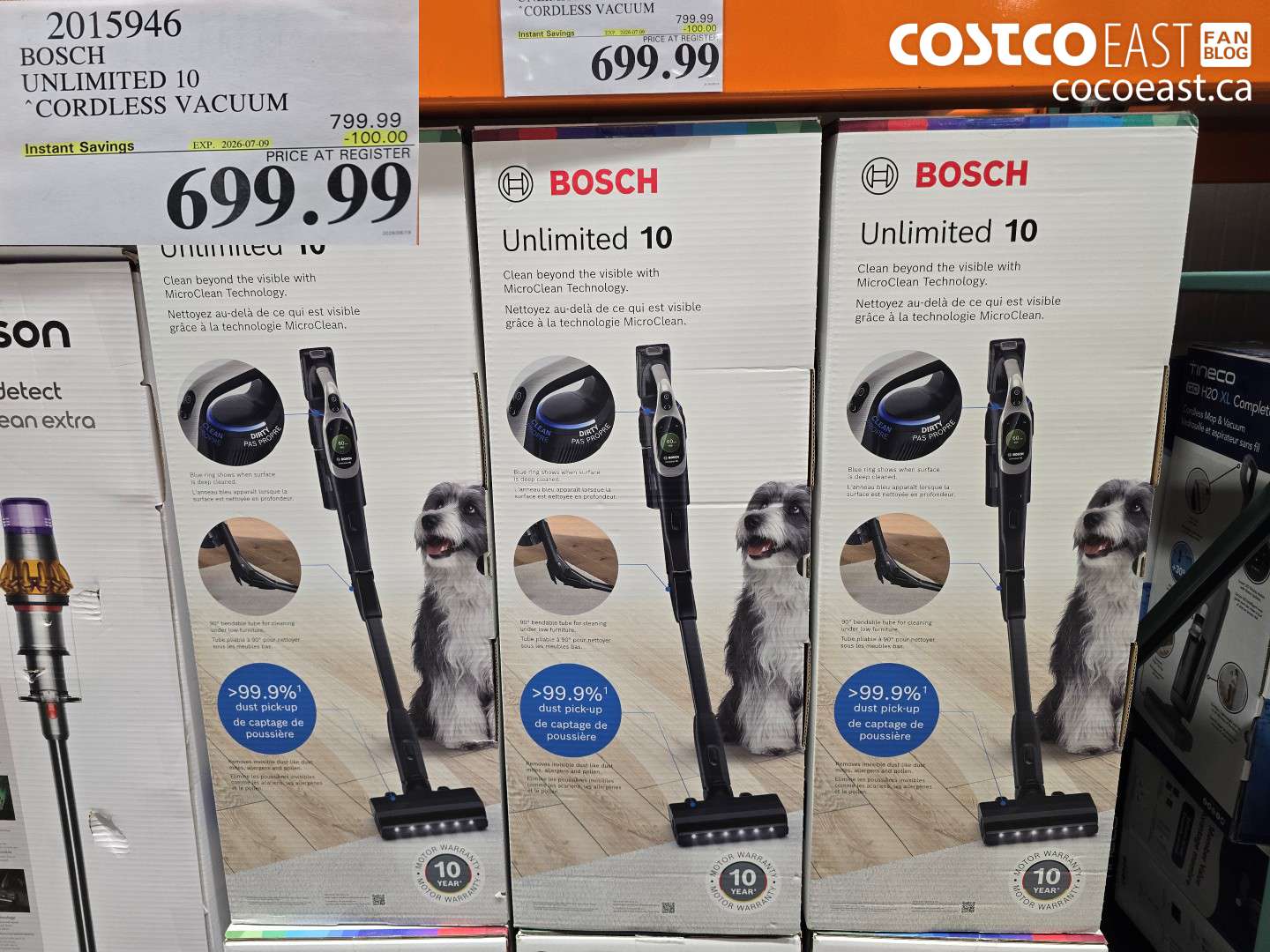 2015946 BOSCH UNLIMITED 10 CORDLESS VACUUM ($100.00 INSTANT SAVINGS EXPIRES ON 2026-07-09) $699.99