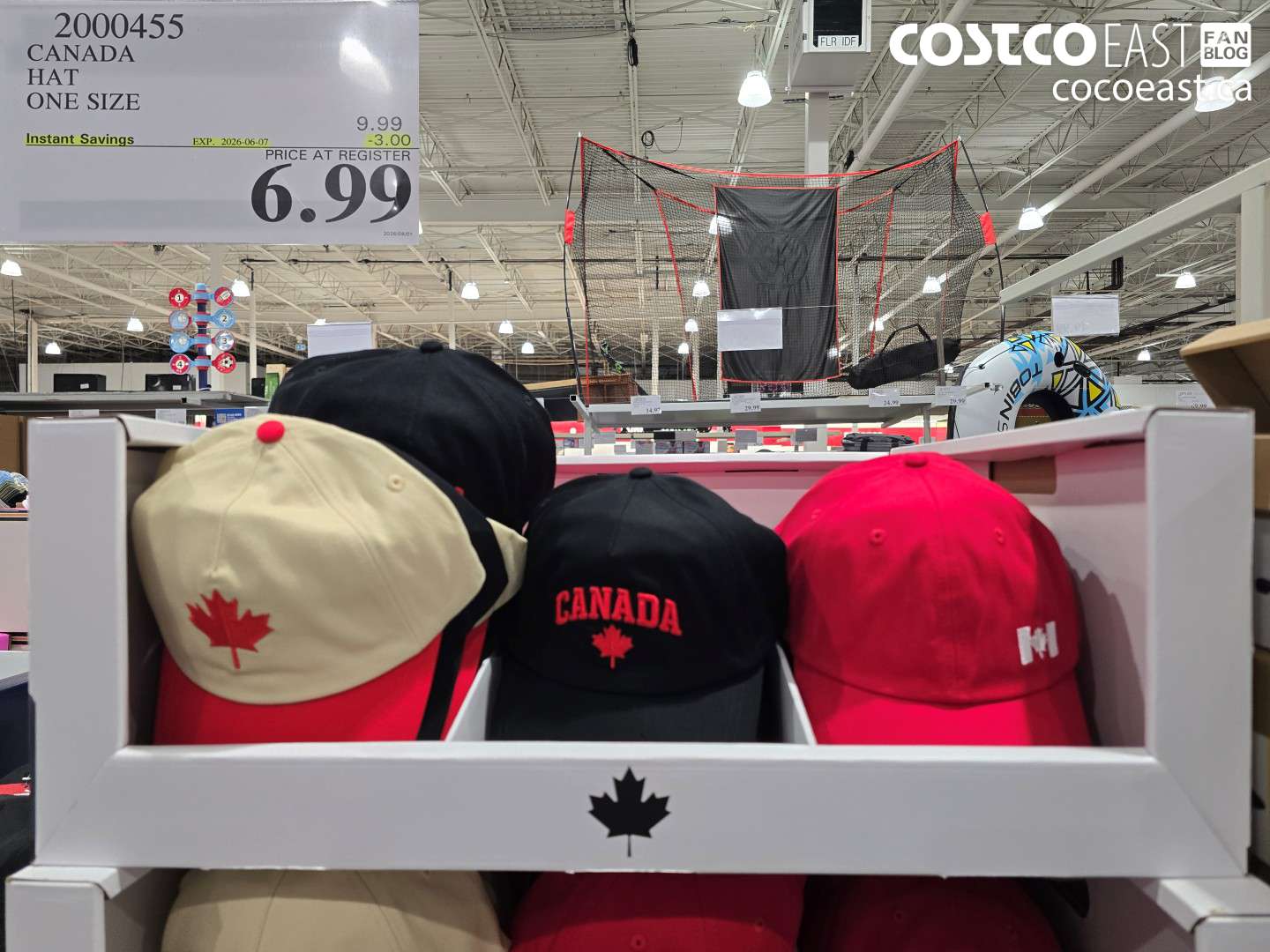 2000455 CANADA HAT ONE SIZE ($3.00 INSTANT SAVINGS EXPIRES ON 2026-06-07) $6.99