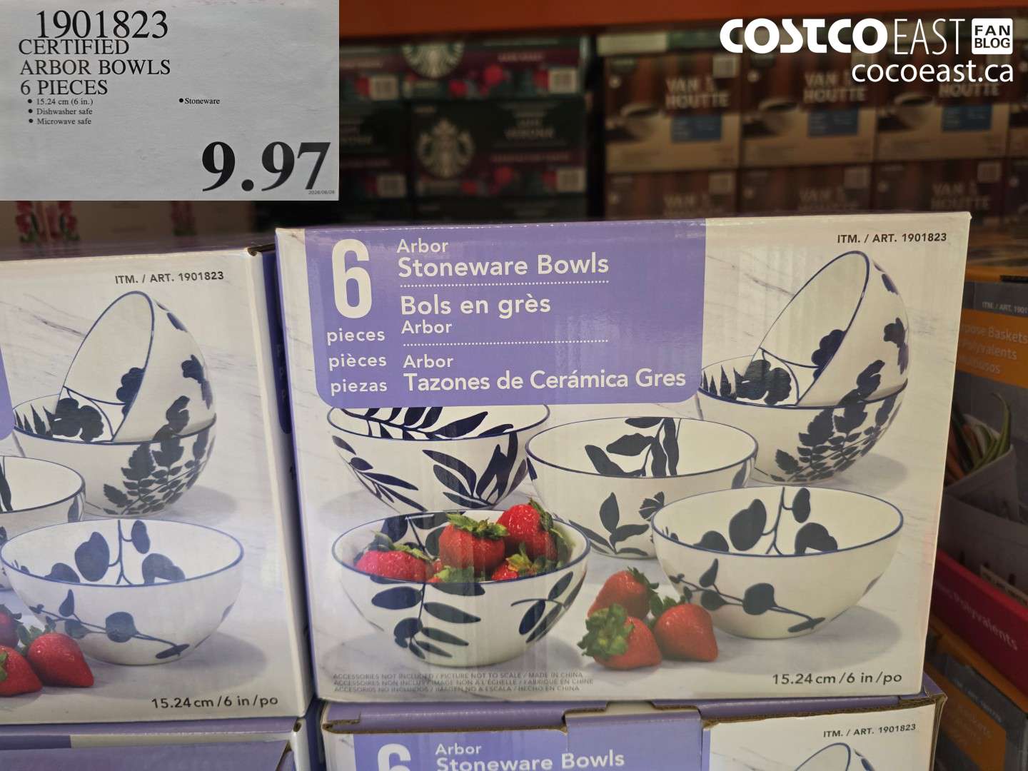 1901823 CERTIFIED ARBOR BOWLS 6 PIECES $9.97