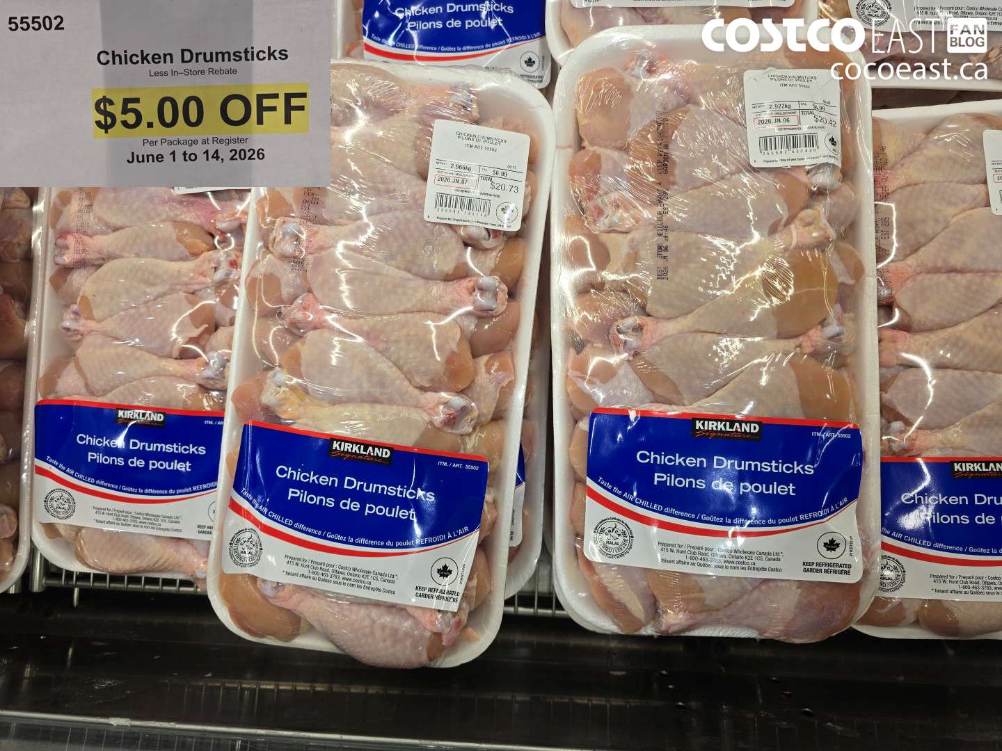 55502 CHICKEN DRUMSTICKS ($5.00 INSTANT SAVINGS)