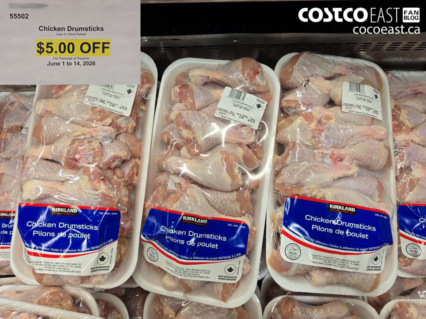 55502 CHICKEN DRUMSTICKS ($5.00 INSTANT SAVINGS)