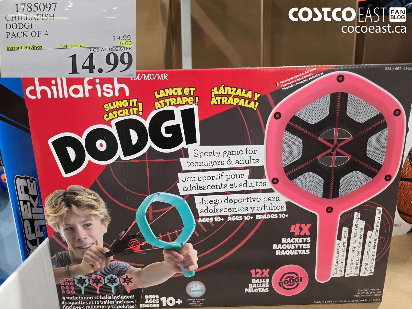 1785097 CHILLA FISH DODGI PACK OF 4 ($5.00 INSTANT SAVINGS EXPIRES ON 2026-06-28) $14.99
