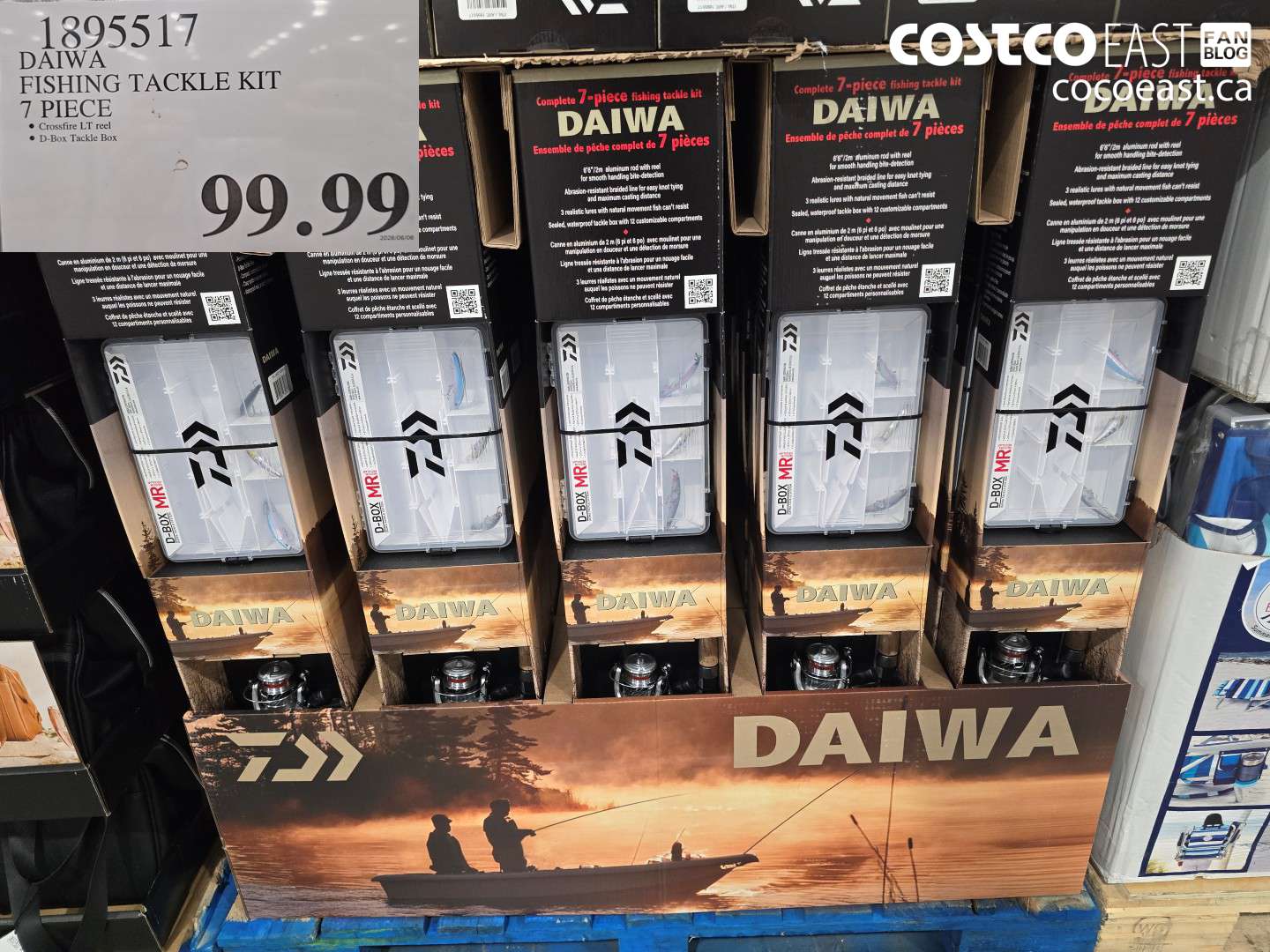 1895517 DAIWA FISHING TACKLE KIT 7 PIECE $99.99