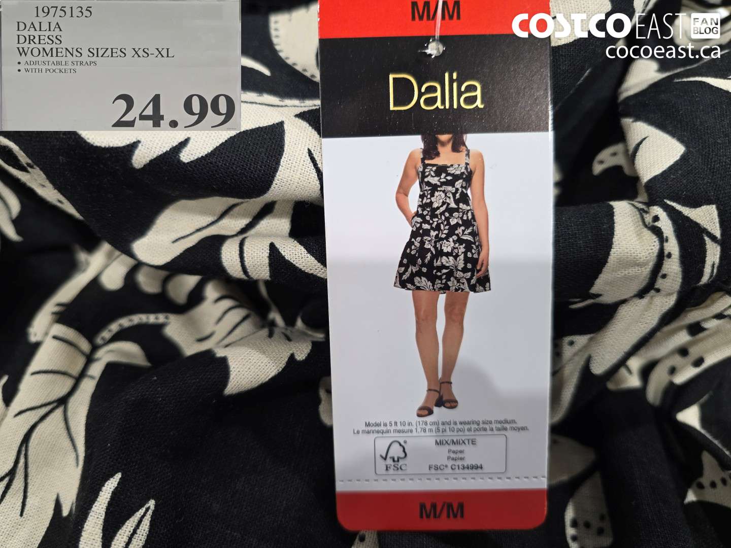 1975135 DALIA DRESS WOMENS SIZES XS-XL $24.99