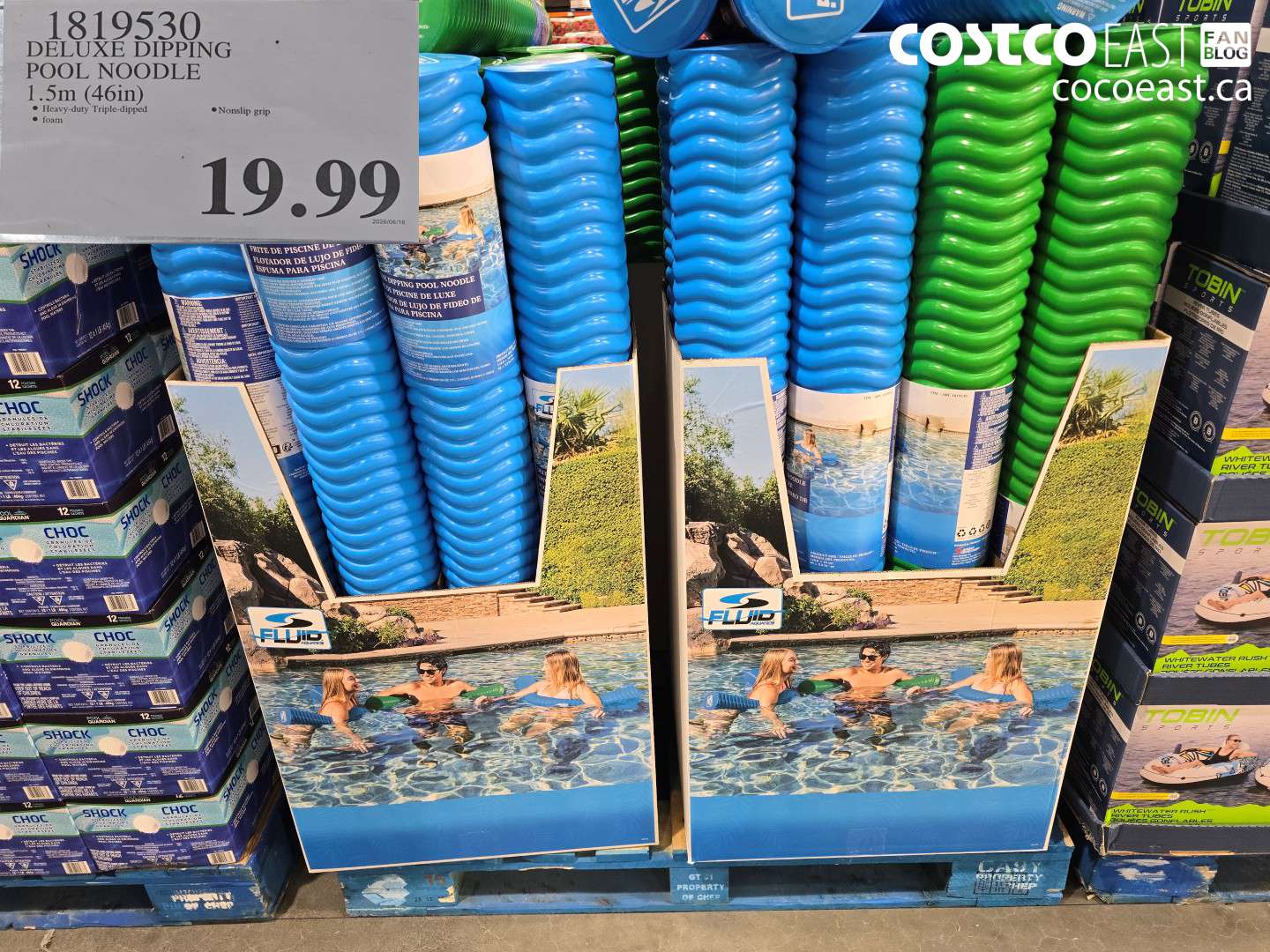 1819530 DELUXE DIPPING POOL NOODLE 1.5M (46IN) $19.99