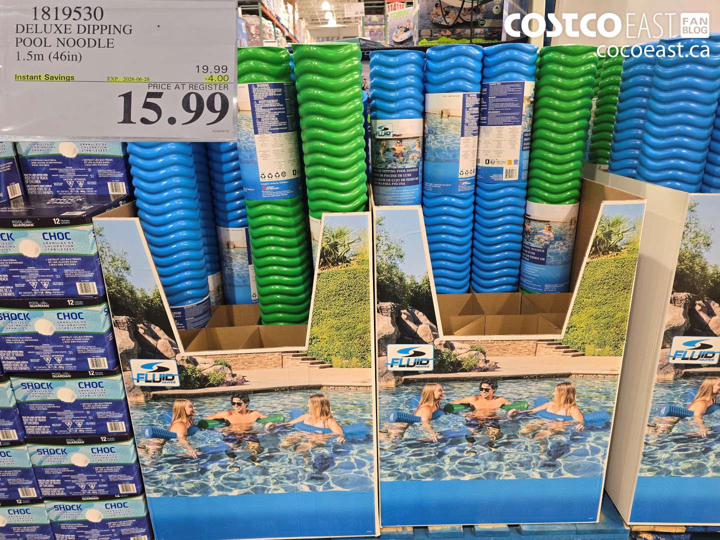 1819530 DELUXE DIPPING POOL NOODLE 1.5M (46IN) ($4.00 INSTANT SAVINGS EXPIRES ON 2026-06-28) $15.99