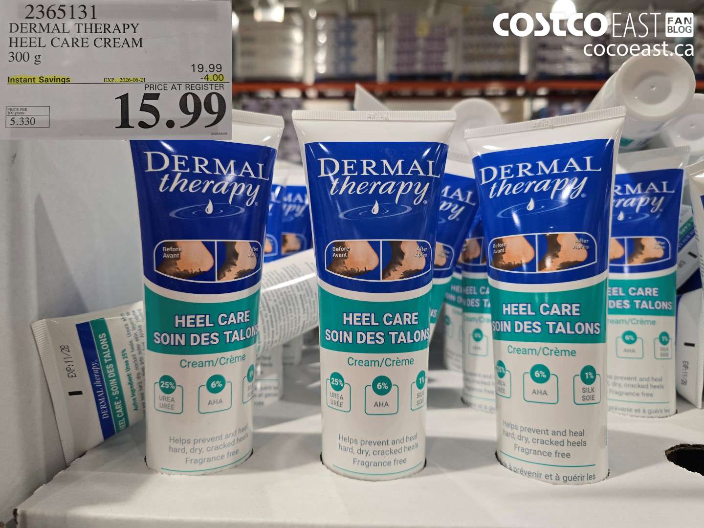 2365131 DERMAL THERAPY HEEL CARE CREAM 300 G ($4.00 INSTANT SAVINGS EXPIRES ON 2026-06-21) $15.99