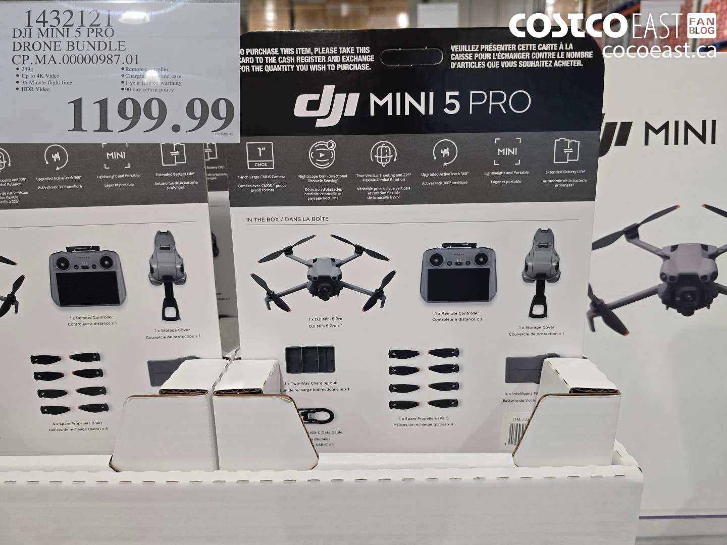 1432121 DJI MINI 5 PRO DRONE BUNDLE CP.MA.00000987.01 $1199.99