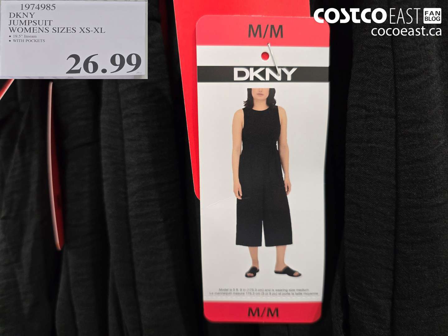 1974985 DKNY JUMPSUIT WOMENS SIZES XS-XL $26.99