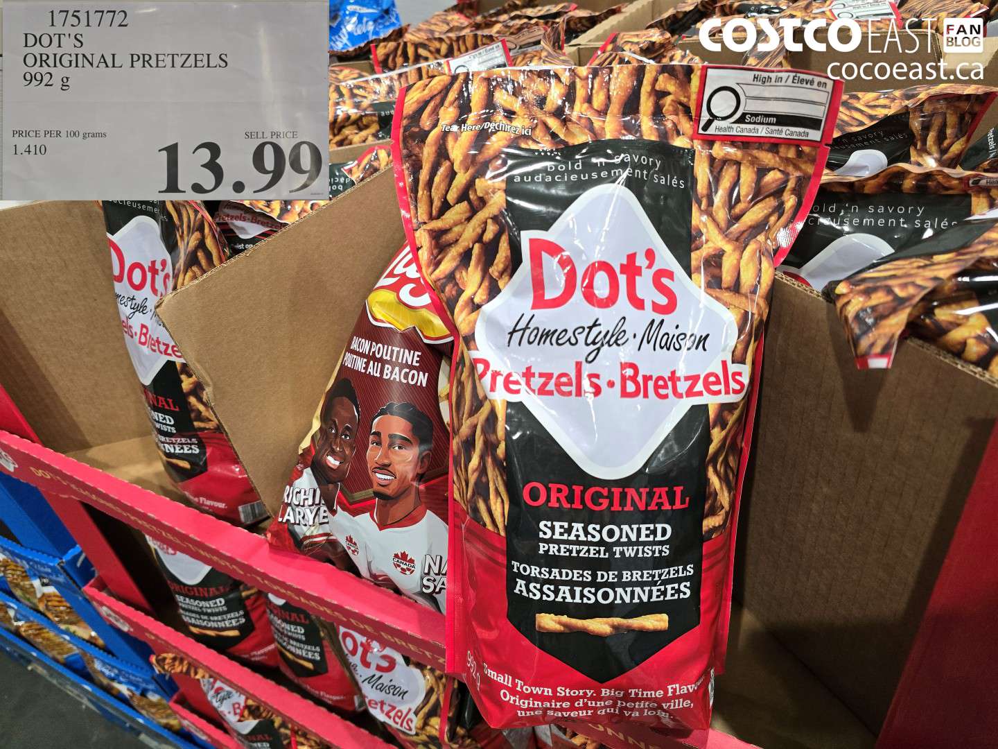 1751772 DOT'S ORIGINAL PRETZELS 992 G $13.99