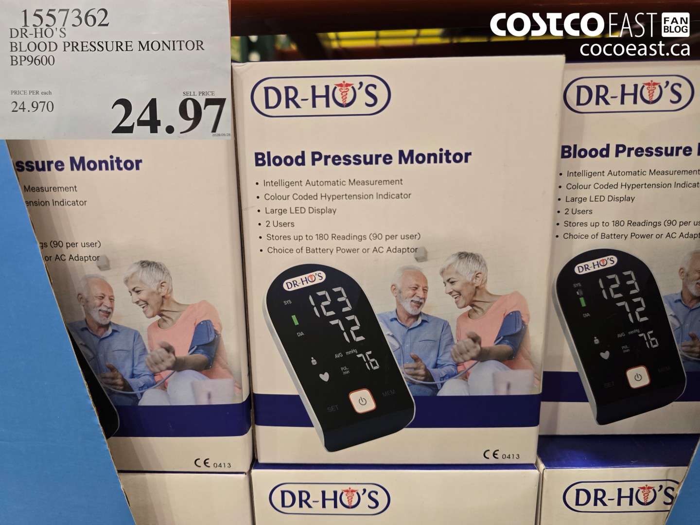 1557362 DR-HO'S BLOOD PRESSURE MONITOR BP9600 $24.97