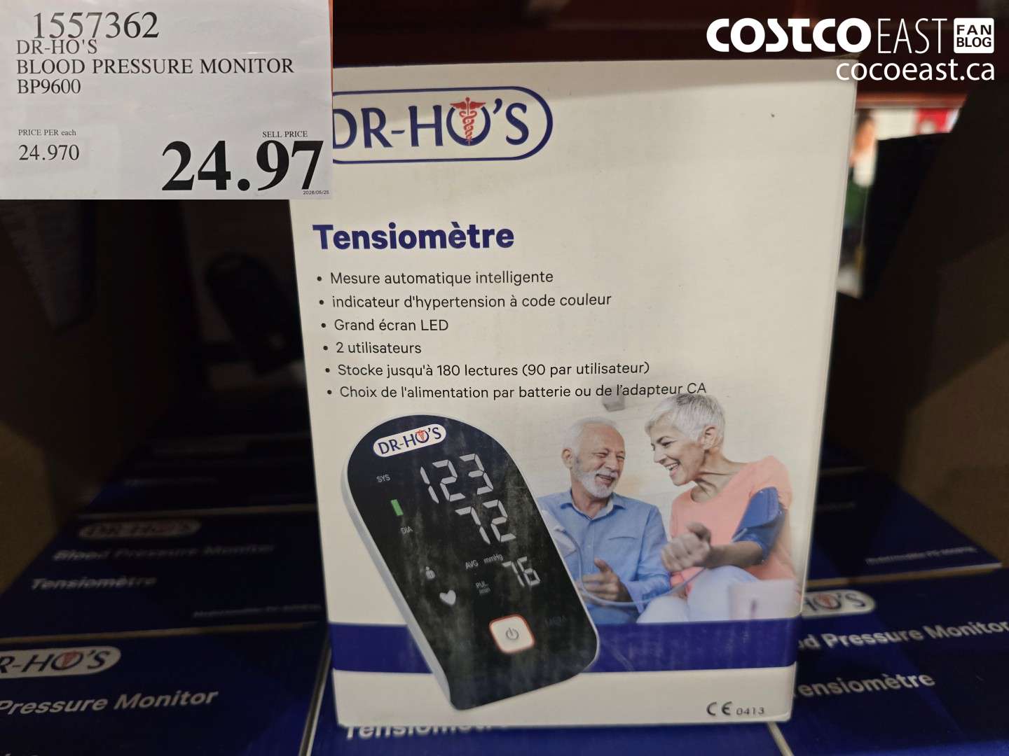1557362 DR-HO'S BLOOD PRESSURE MONITOR BP9600 $24.97