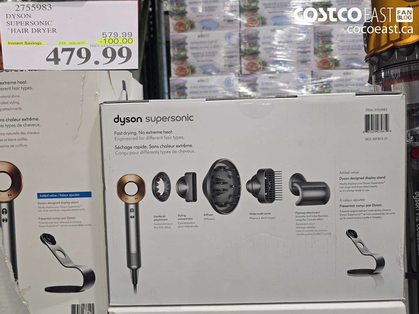 2755983 DYSON SUPERSONIC HAIR DRYER ($100.00 INSTANT SAVINGS EXPIRES ON 2026-06-07) $479.99