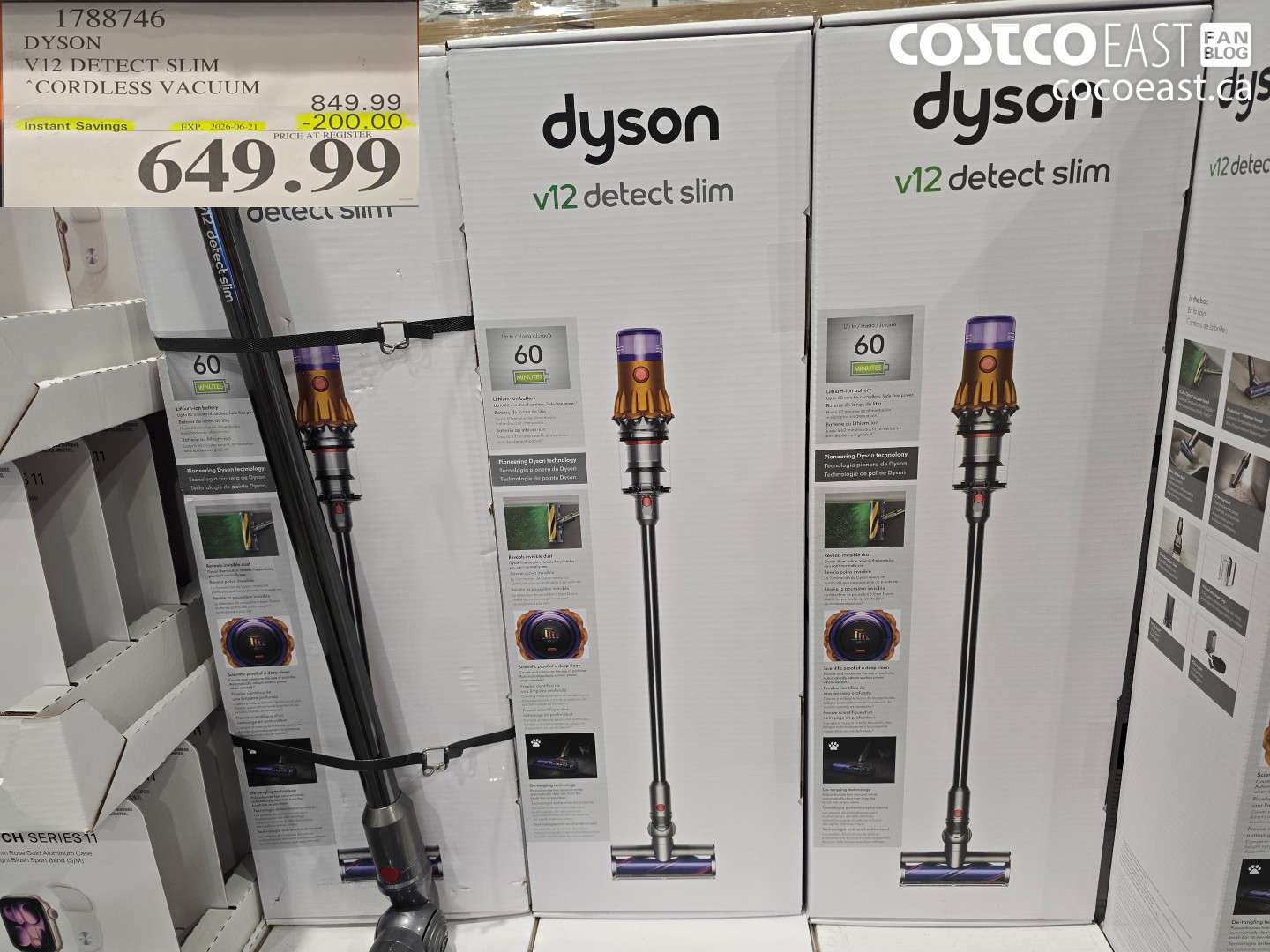 1788746 DYSON V12 DETECT SLIM CORDLESS VACUUM ($200.00 INSTANT SAVINGS EXPIRES ON 2026-06-21) $649.99
