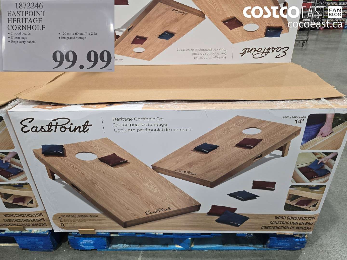 1872246 EASTPOINT HERITAGE CORNHOLE $99.99
