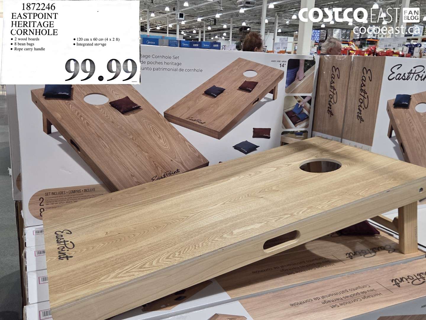1872246 EASTPOINT HERITAGE CORNHOLE $99.99