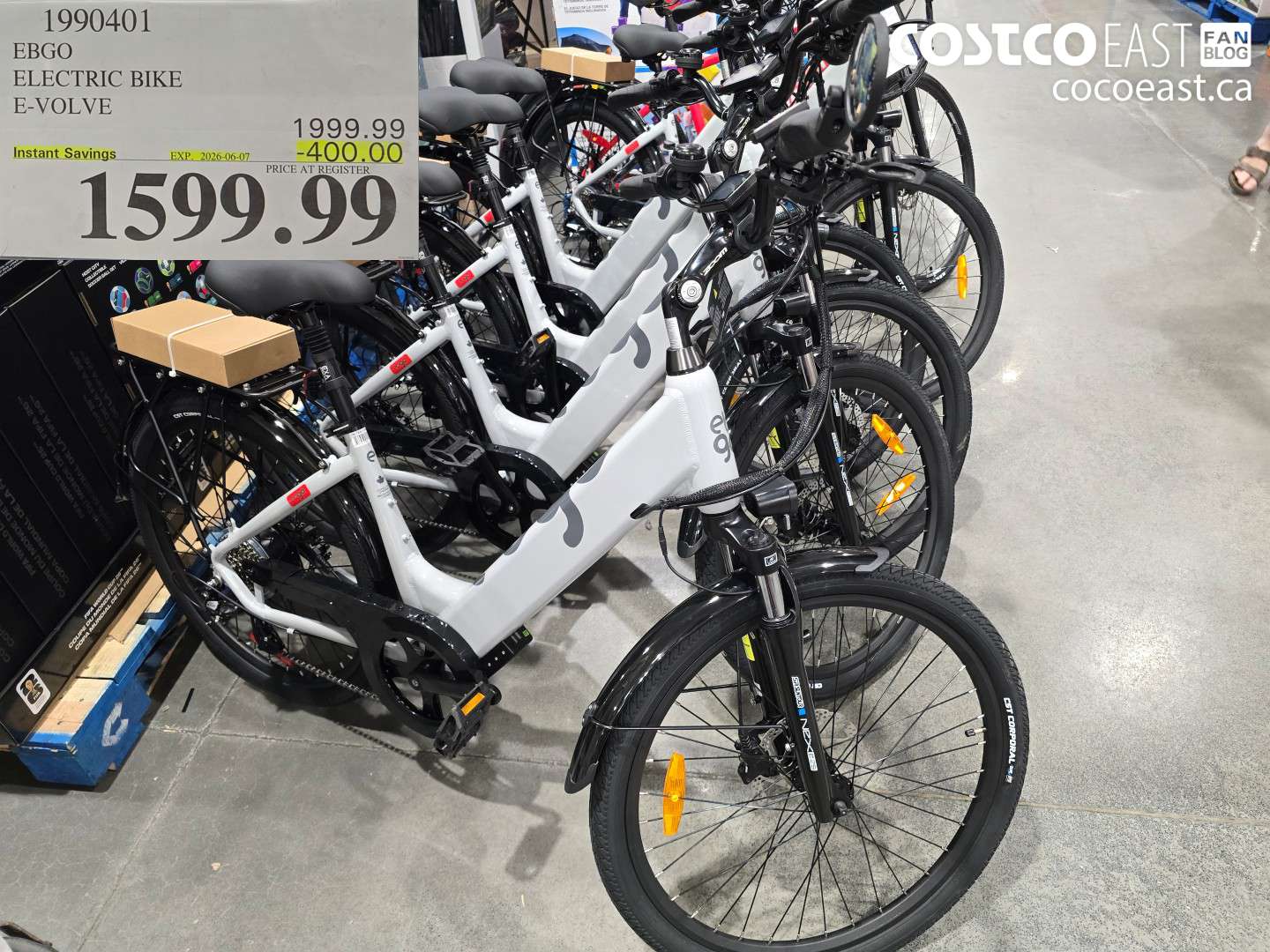 1990401 EBGO ELECTRIC BIKE E-VOLVE ($400.00 INSTANT SAVINGS EXPIRES ON 2026-06-07) $1599.99