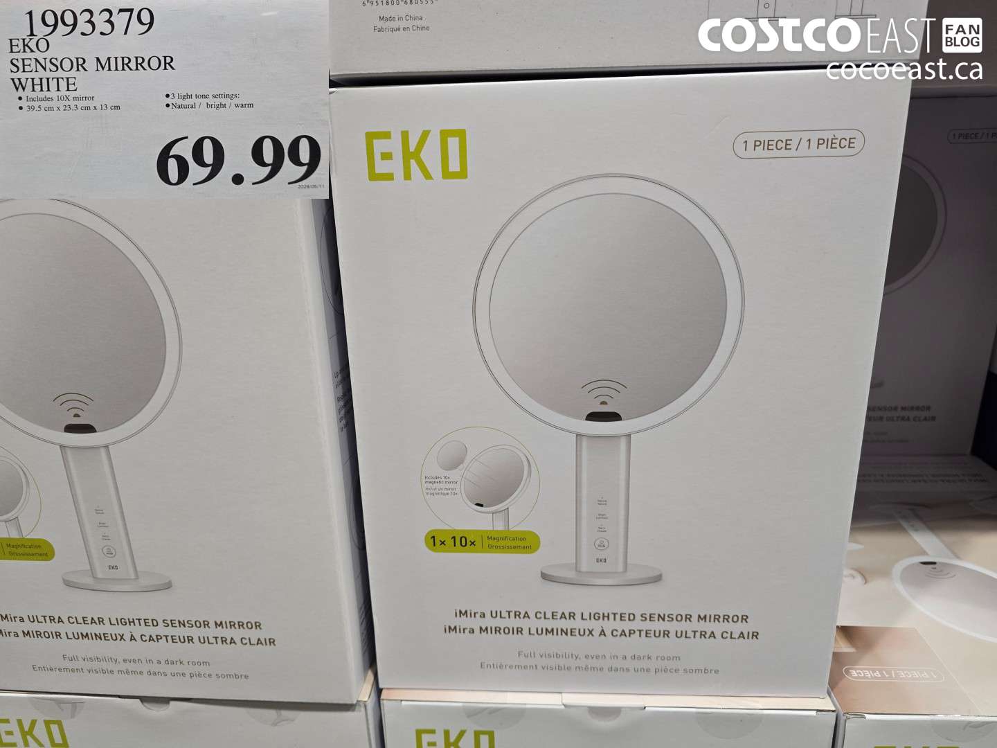 1993379 EKO SENSOR MIRROR WHITE $69.99