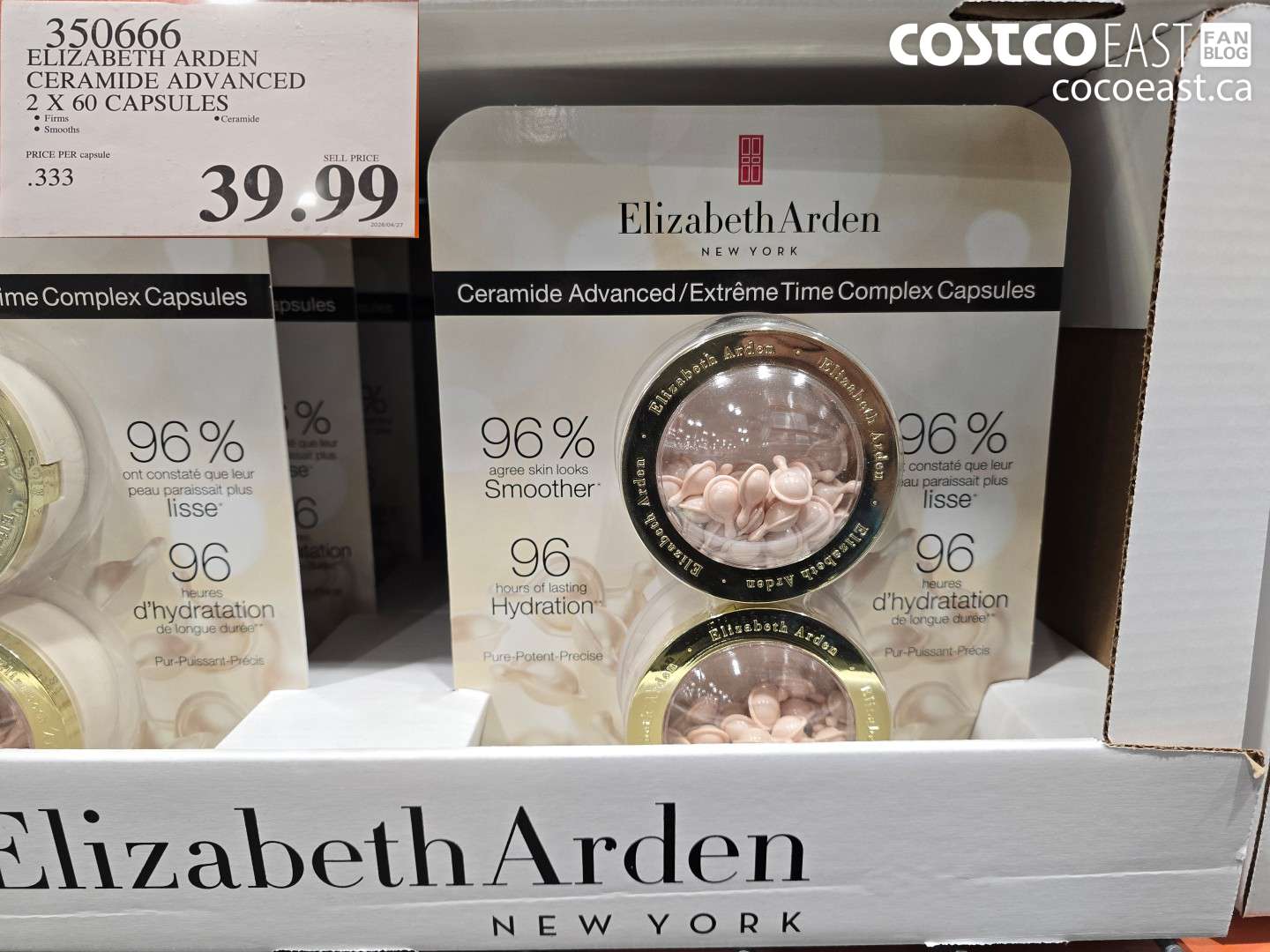 350666 ELIZABETH ARDEN CERAMIDE ADVANCED 2 X 60 CAPSULES $39.99
