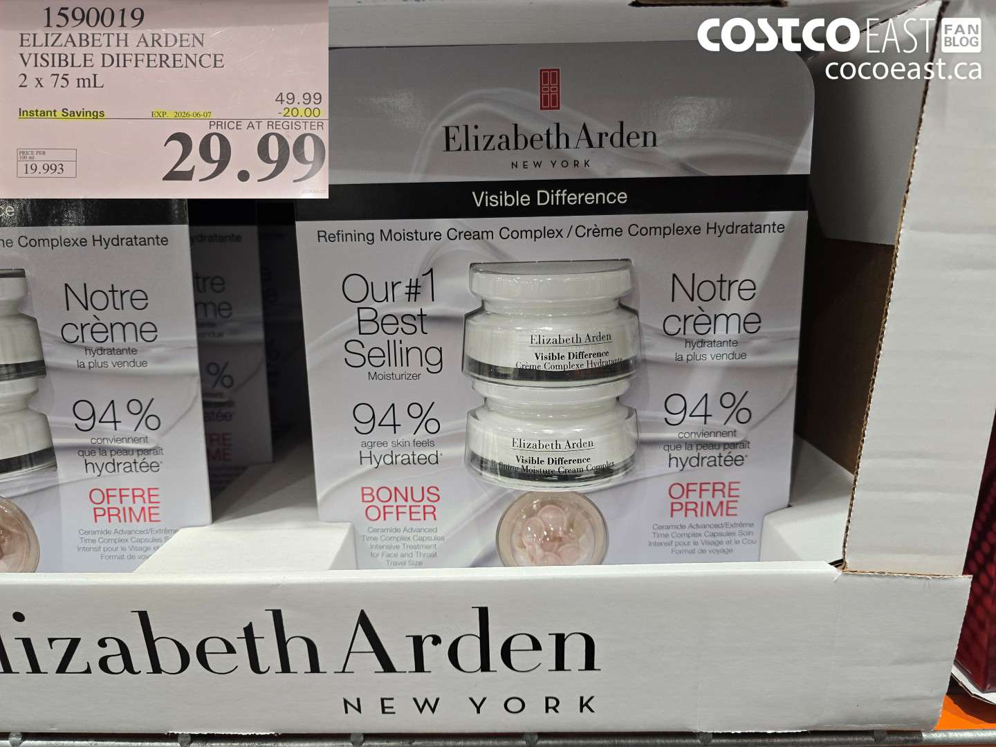 1590019 ELIZABETH ARDEN VISIBLE DIFFERENCE 2 X 75 ML ($20.00 INSTANT SAVINGS EXPIRES ON 2026-06-07) $29.99
