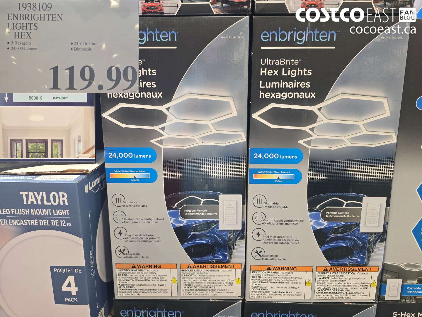 1938109 ENBRIGHTEN LIGHTS HEX $119.99
