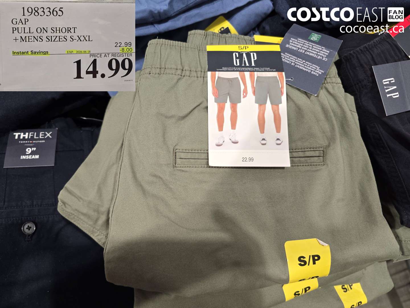 1983365 GAP PULL ON SHORT + MENS SIZES S-XXL ($8.00 INSTANT SAVINGS EXPIRES ON 2026-06-18) $14.99