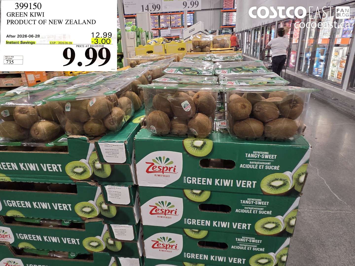 399150 GREEN KIWI PRODUCT OF NEW ZEALAND ($3.00 INSTANT SAVINGS EXPIRES ON 2026-06-28) $9.99