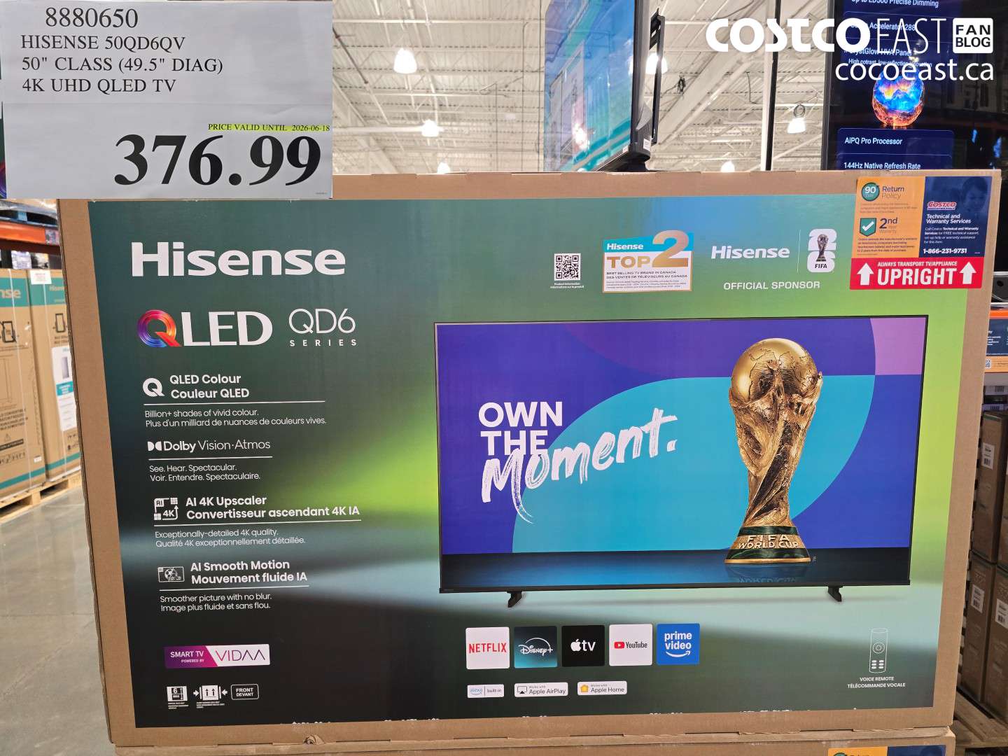 8880650 HISENSE 50QD6QV 50