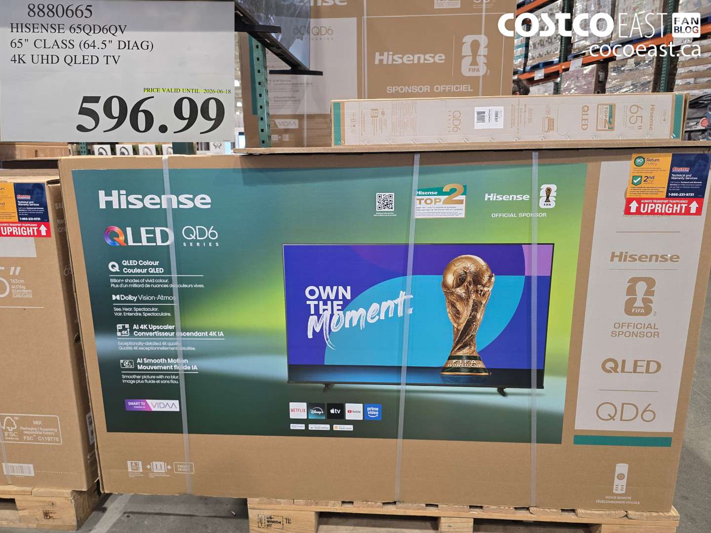 8880665 HISENSE 65QD6QV 65