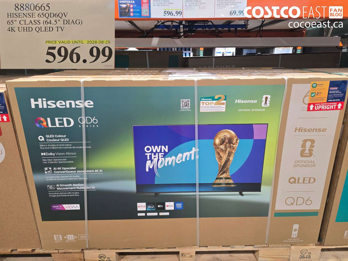 8880665 HISENSE 65QD6QV 65
