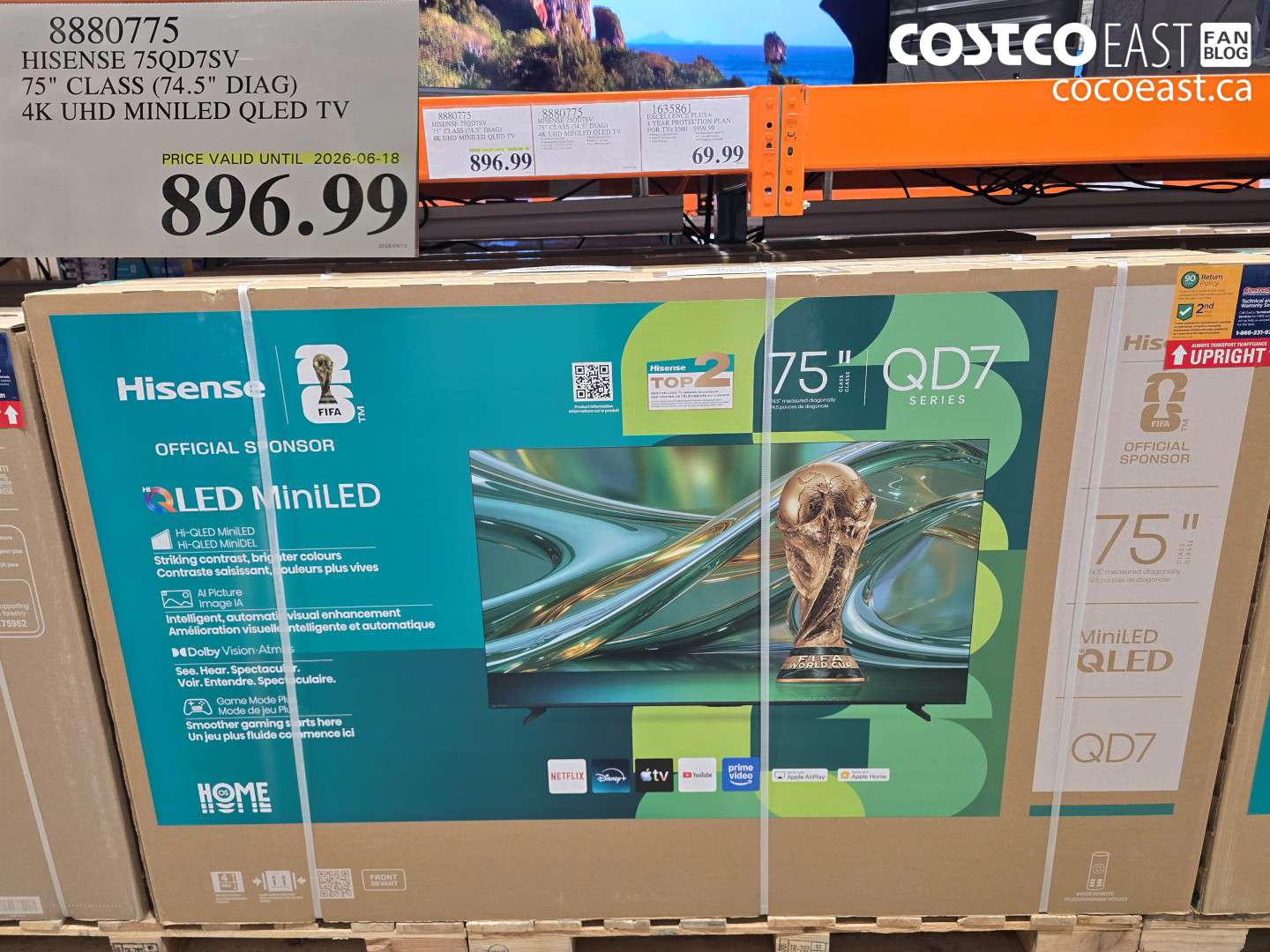 8880775 HISENSE 75QD7SV 75