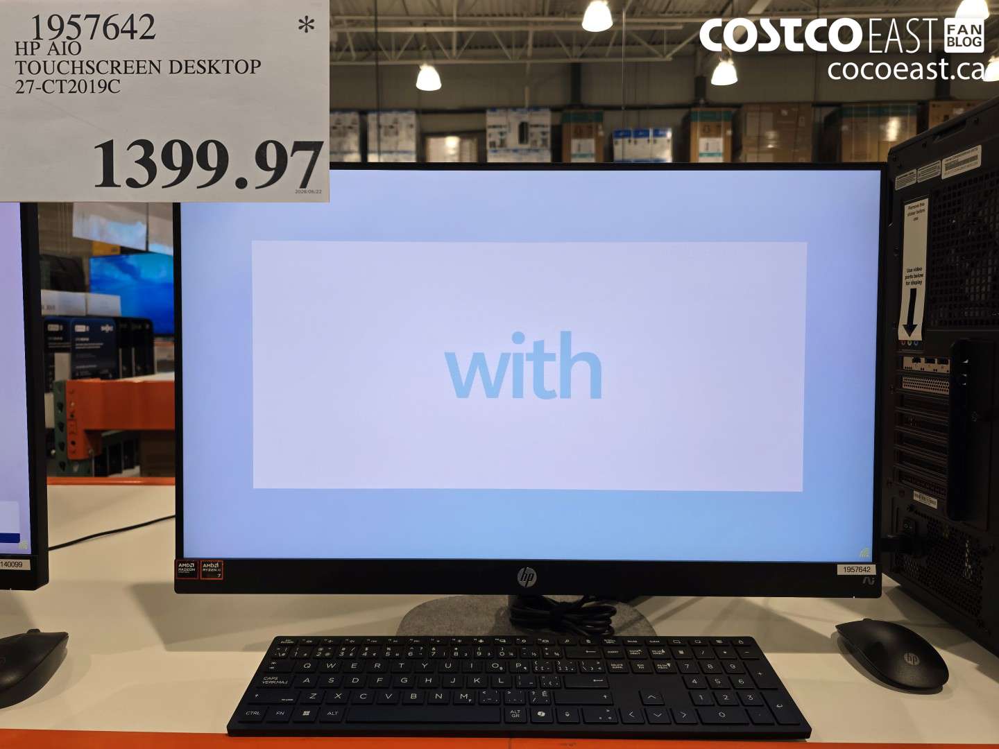1957642 HP AIO TOUCHSCREEN DESKTOP 27-CT2019C $1399.97