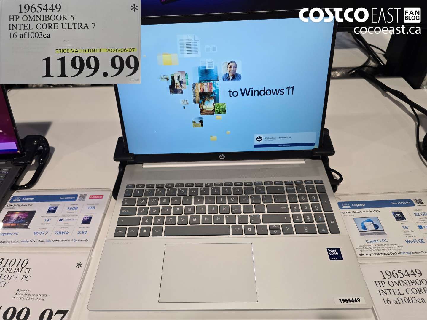 1965449 HP OMNIBOOK 5 INTEL CORE ULTRA 7 16-AF1003CA $1199.99