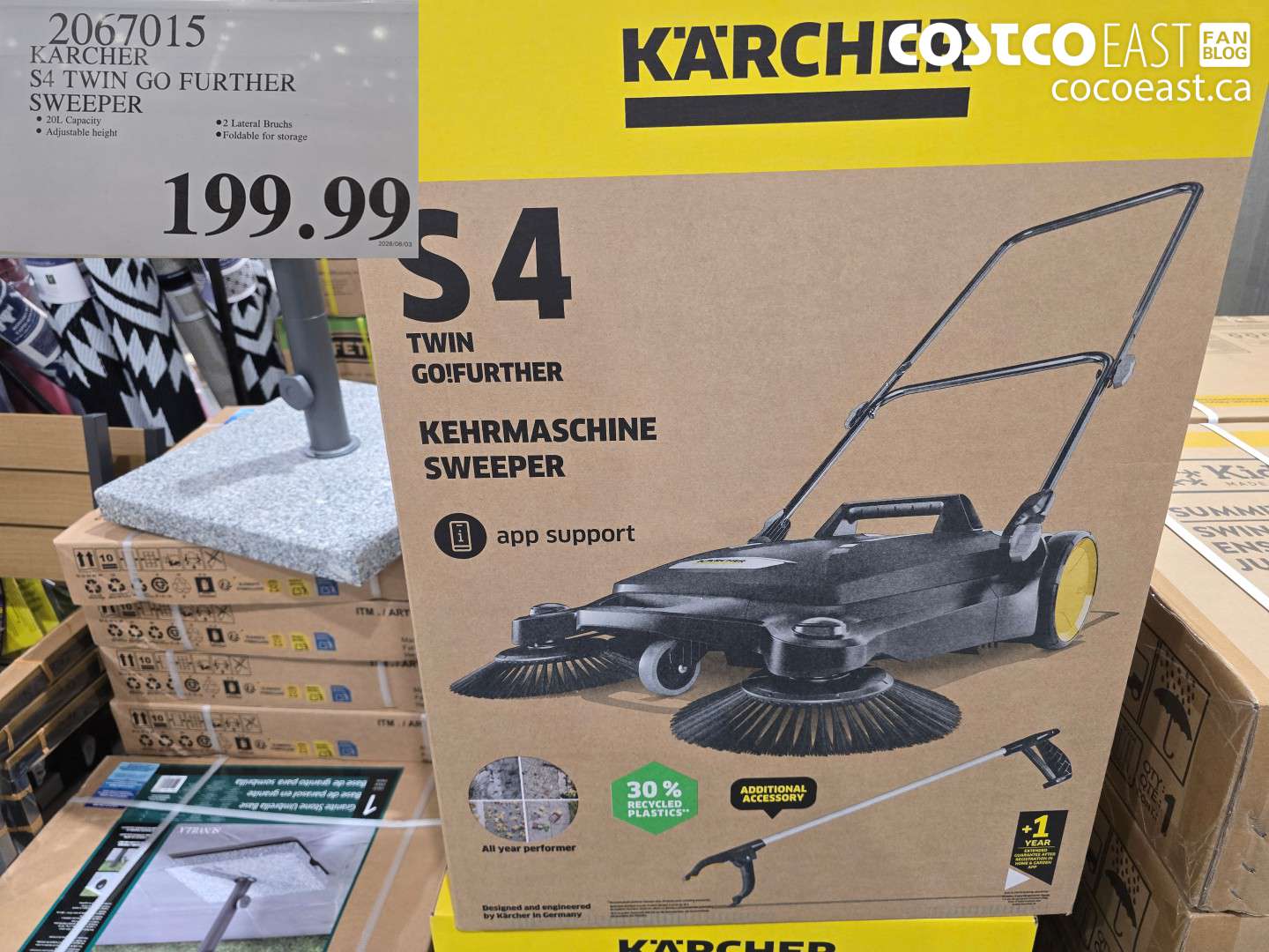 2067015 KARCHER S4 TWIN GO FURTHER SWEEPER $199.99