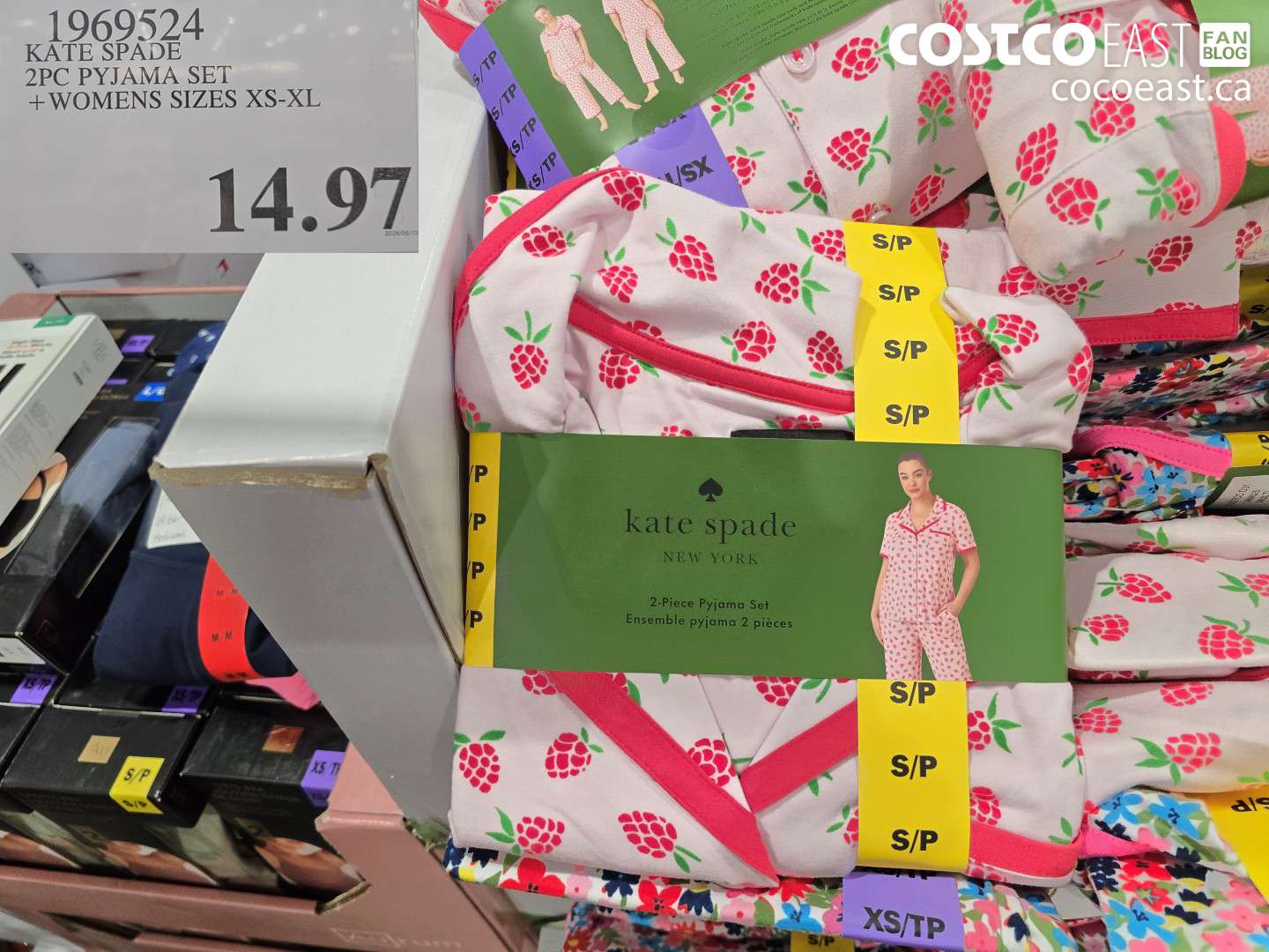 1969524 KATE SPADE 2PC PYJAMA SET WOMENS SIZES XS-XL $14.97