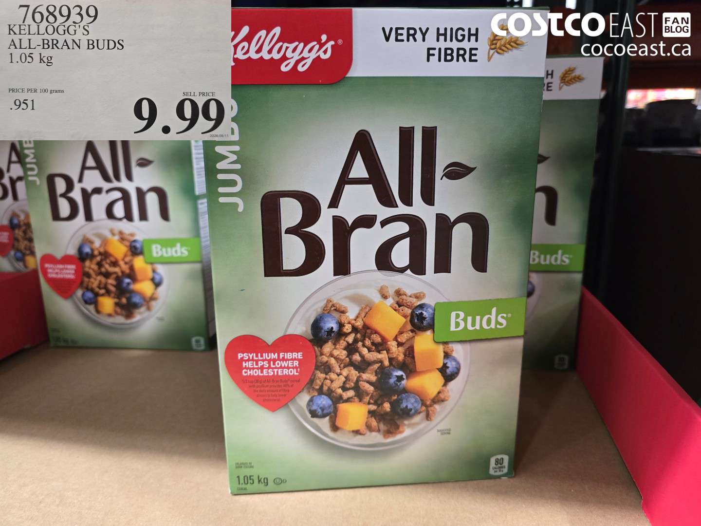 768939 KELLOGG'S ALL-BRAN BUDS 1.05 KG $9.99
