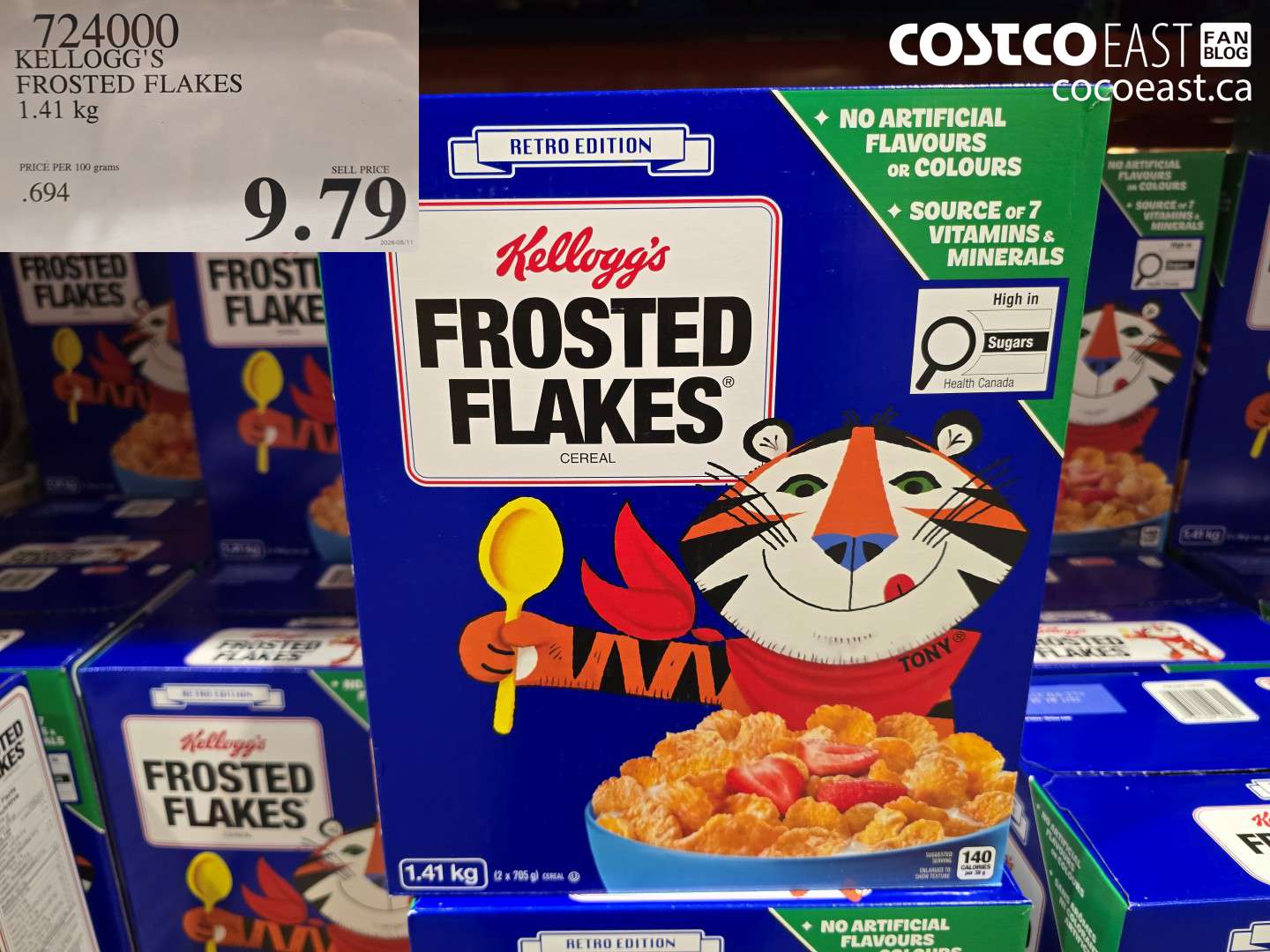 724000 KELLOGG'S FROSTED FLAKES 1.41 KG $9.79