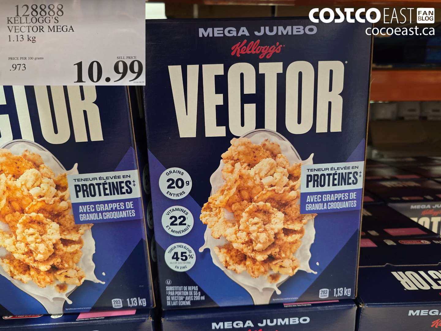128888 KELLOGG'S VECTOR MEGA 1.13 KG $10.99
